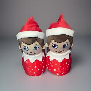 NWT Elf On The Shelf Womens Christmas Slippers Size Medium 9-10